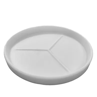 20" Riverside Round Saucer White