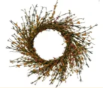22" Cinnamon Buttercup Wreath 10-3200-cbw