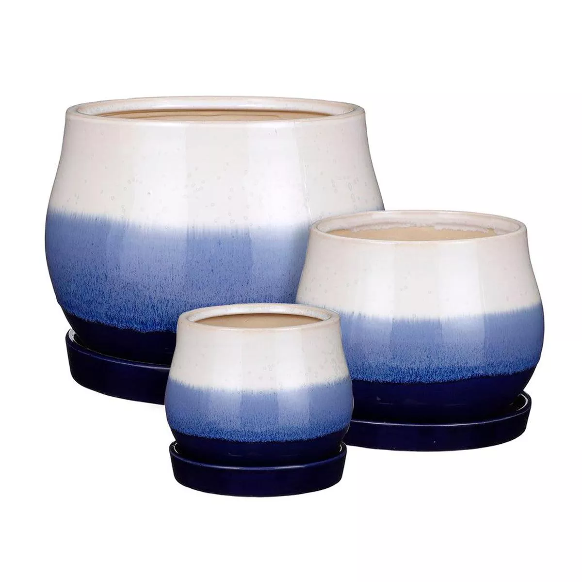 Aldo Pot with Saucer Blue