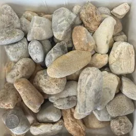 Amber Pebbles LG 1-3" (Per Yard)
