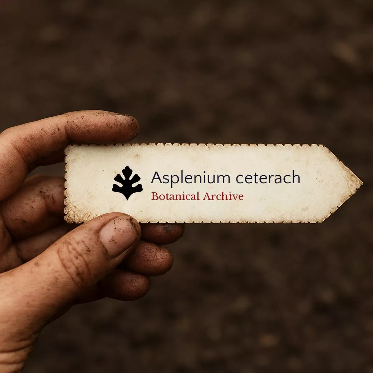 Asplenium ceterach SEEDS