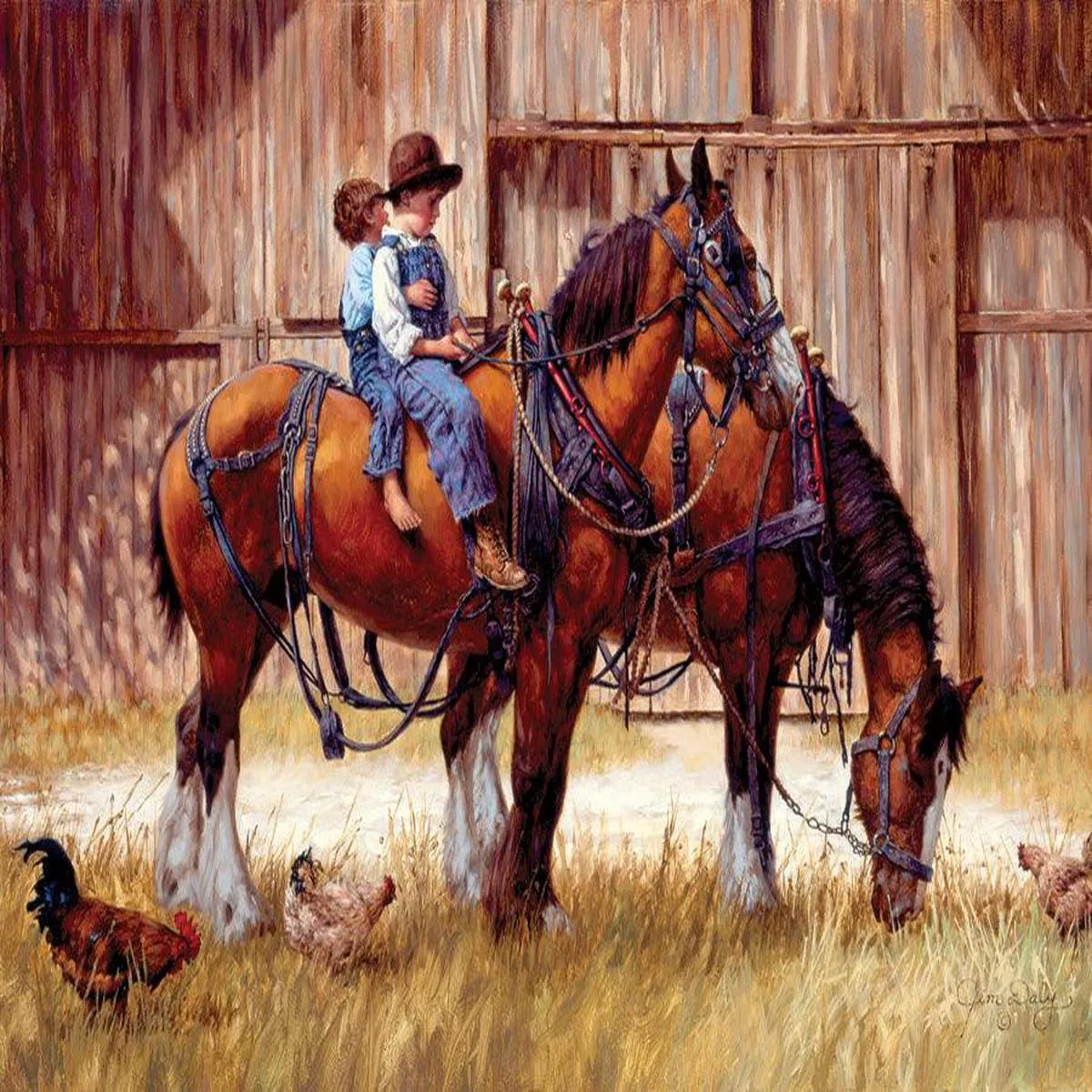 Back To The Barn- 1000 PC Puzzle