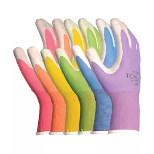 BGC Tough Glove Nitrile Assorted Colors Large