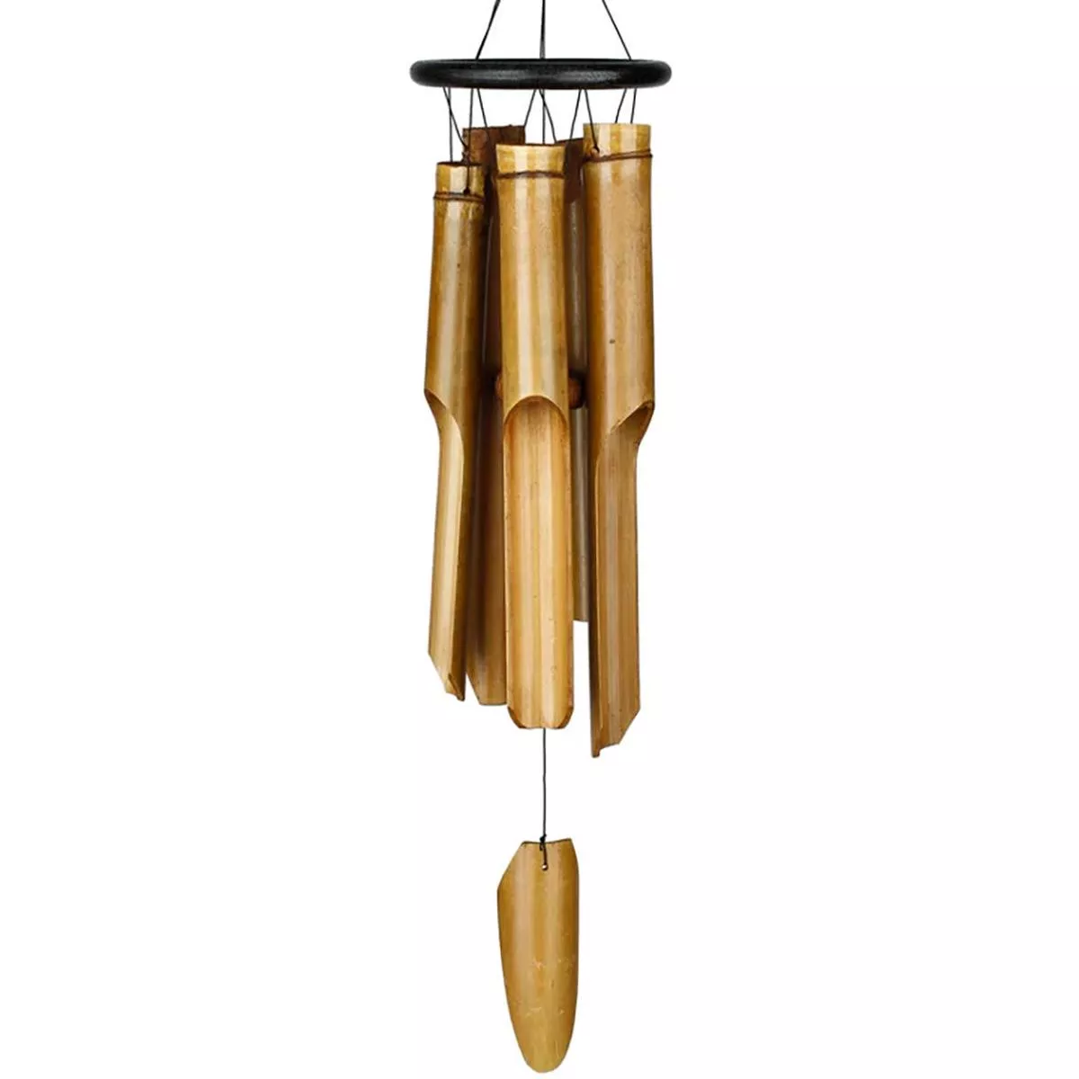 Black Ring Bamboo Chime