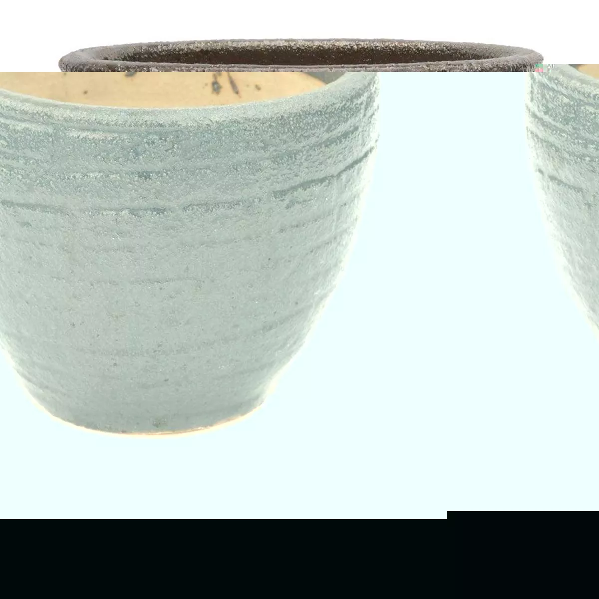 Bricko Collection Ceramic Pot Sandy Black