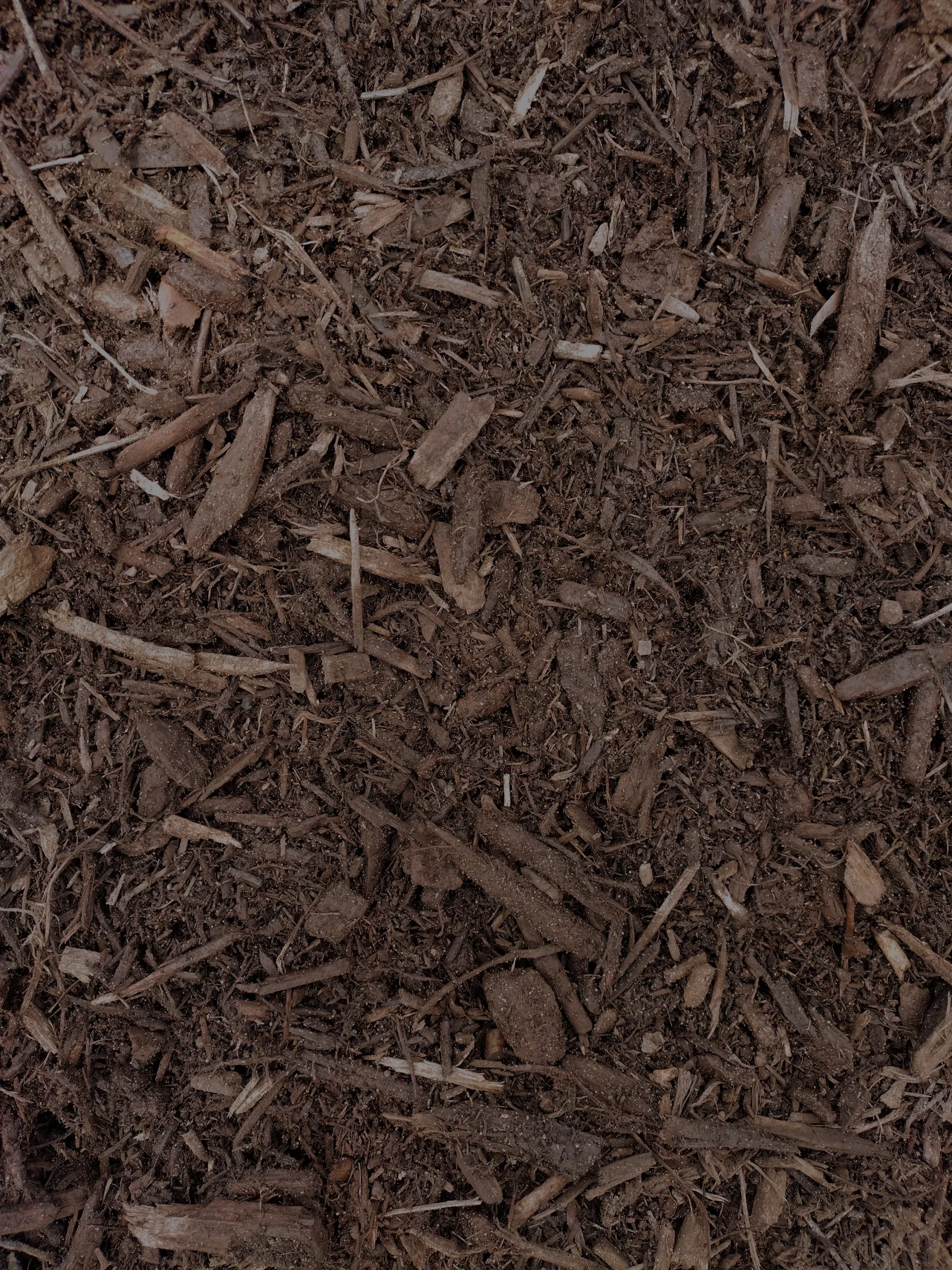 Bulk, Dark Brown Mocha Hardwood Mulch