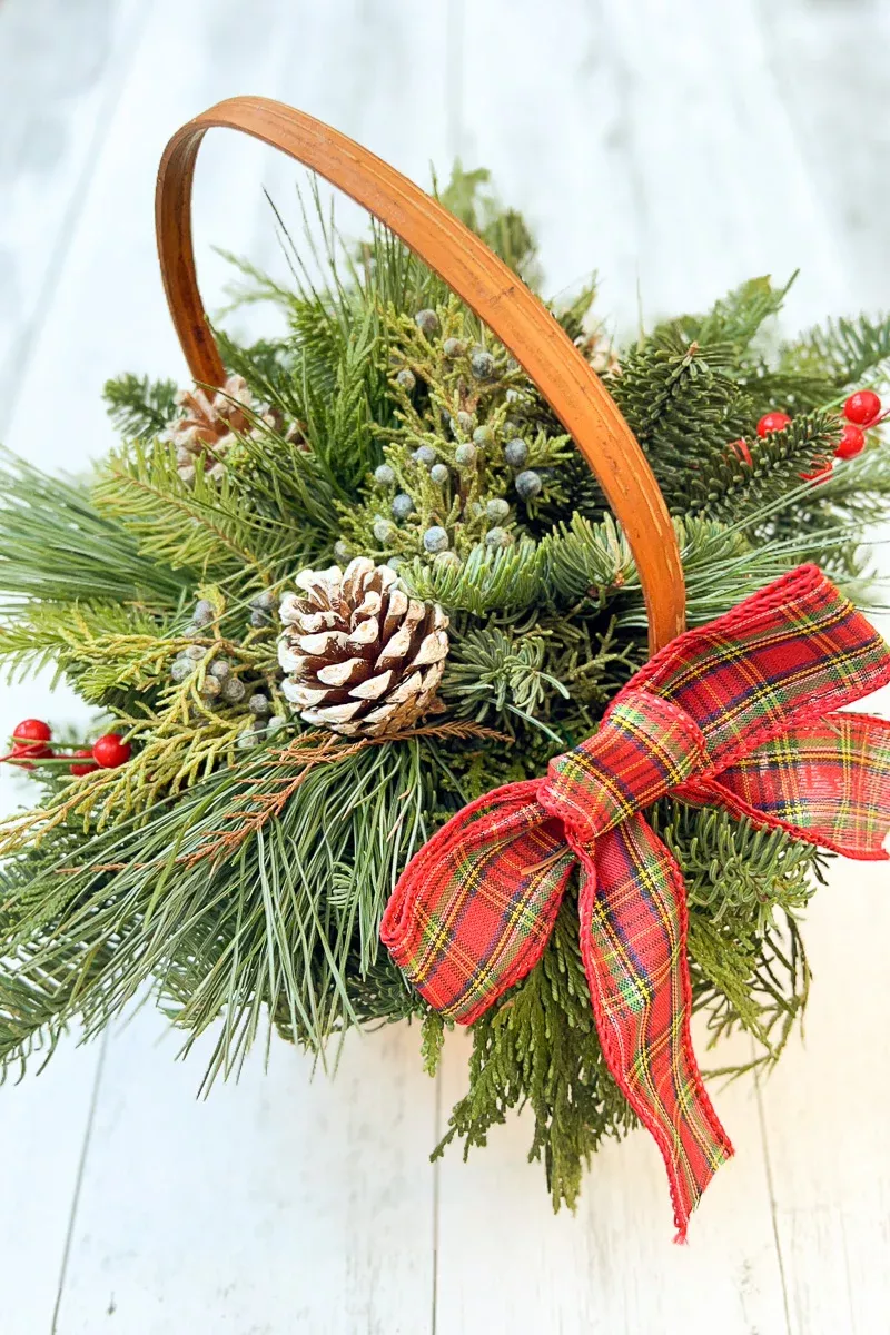 Centerpiece, Birch Basket