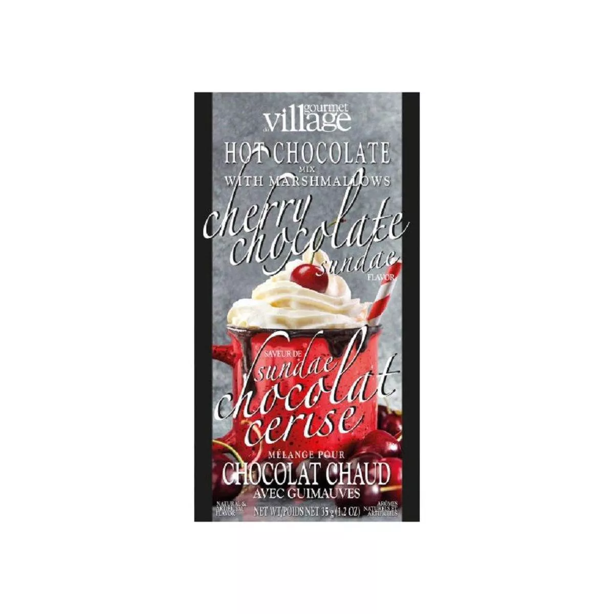 Cherry Chocolate Sundae Hot Chocolate Single Mix