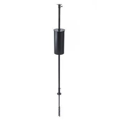 Complete Bird Feeder Pole Set with 1 Flange and Squirrel Baffle