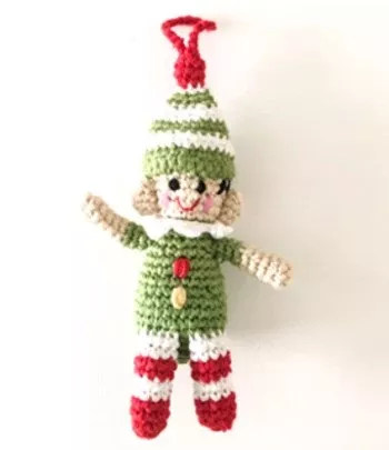 Crochet Ornament - Elf