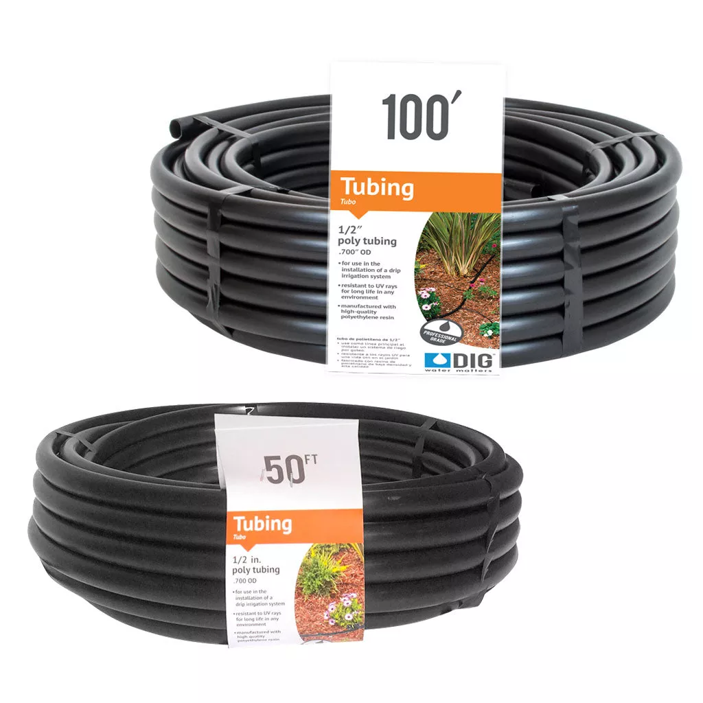 DIG 1/2 Poly Drip Tubing