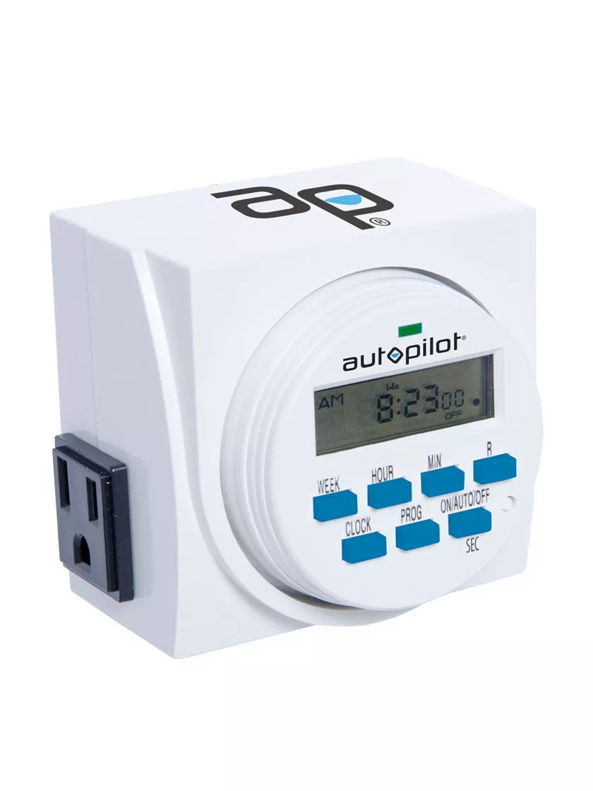 Digital Programmable 7 Day Timer Dual Outlet