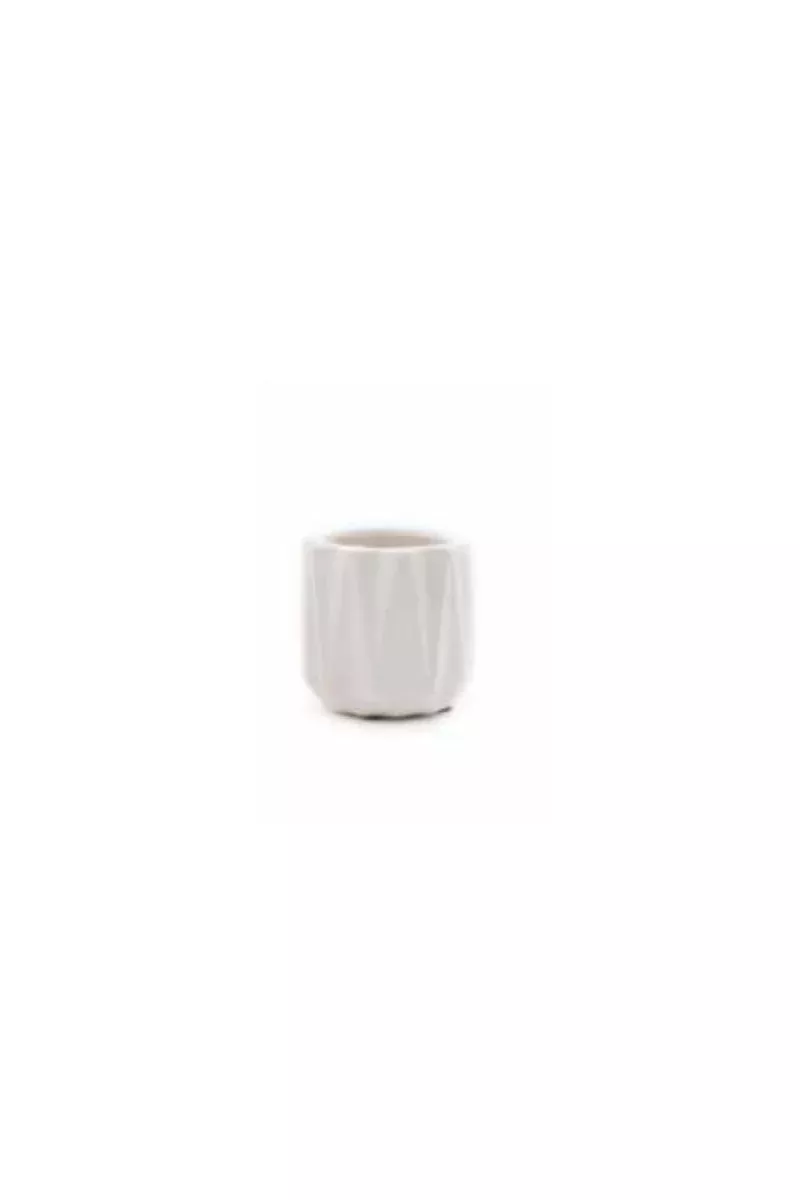 Dimensional Planter Matte White 3"