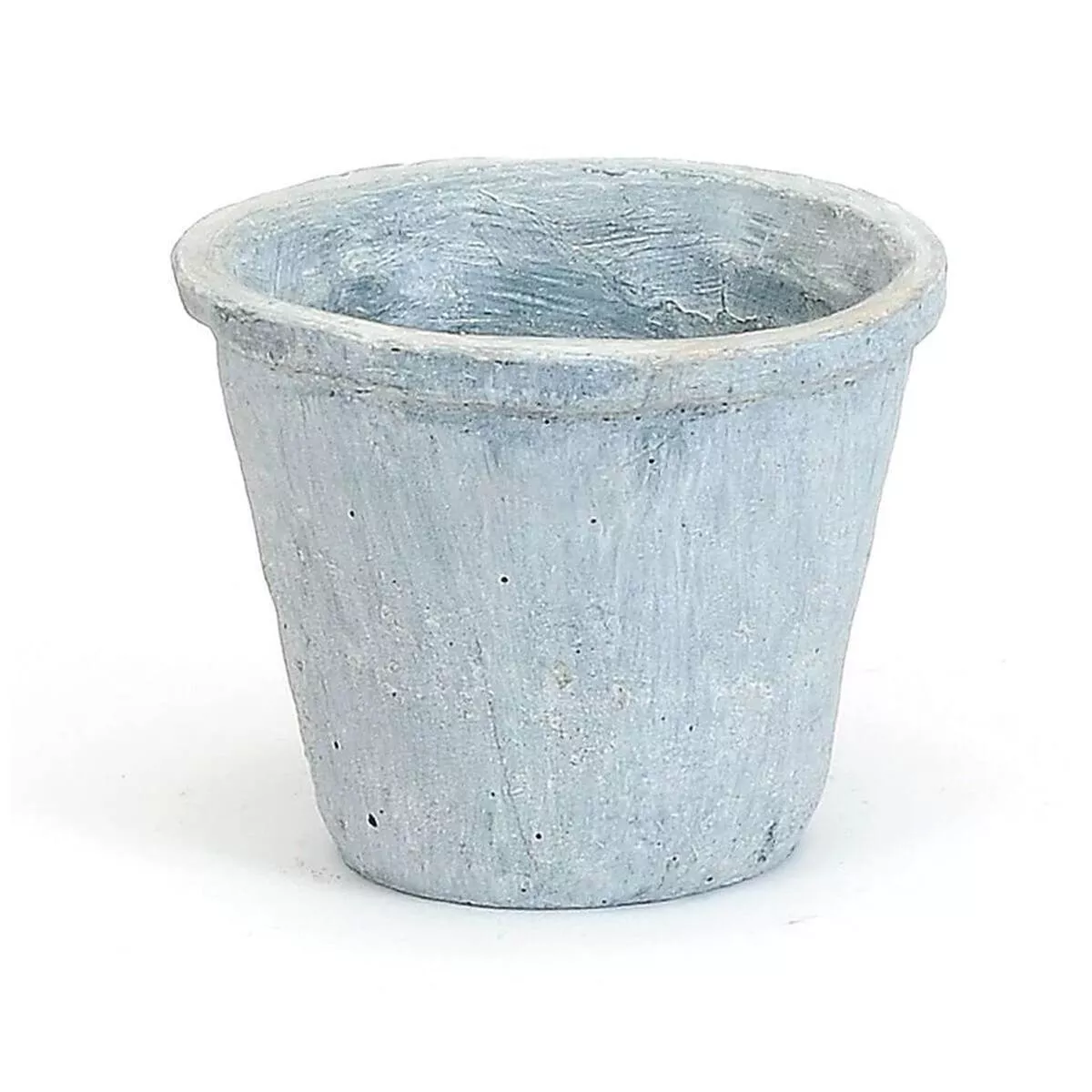 Distressed Grey Pot 5.5X4.5In