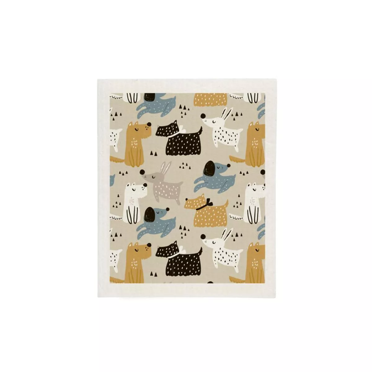 Dogs Sponge Cloth