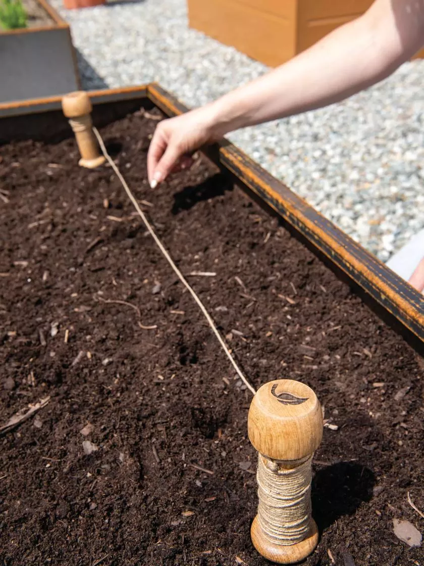Garden Row Marking Line