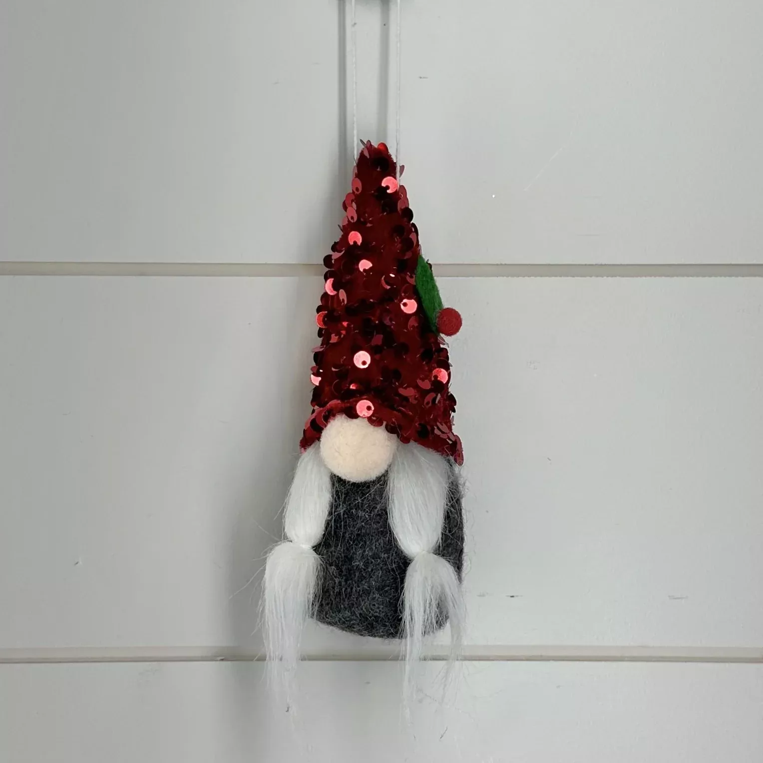 Gnome Ornament - Sequin