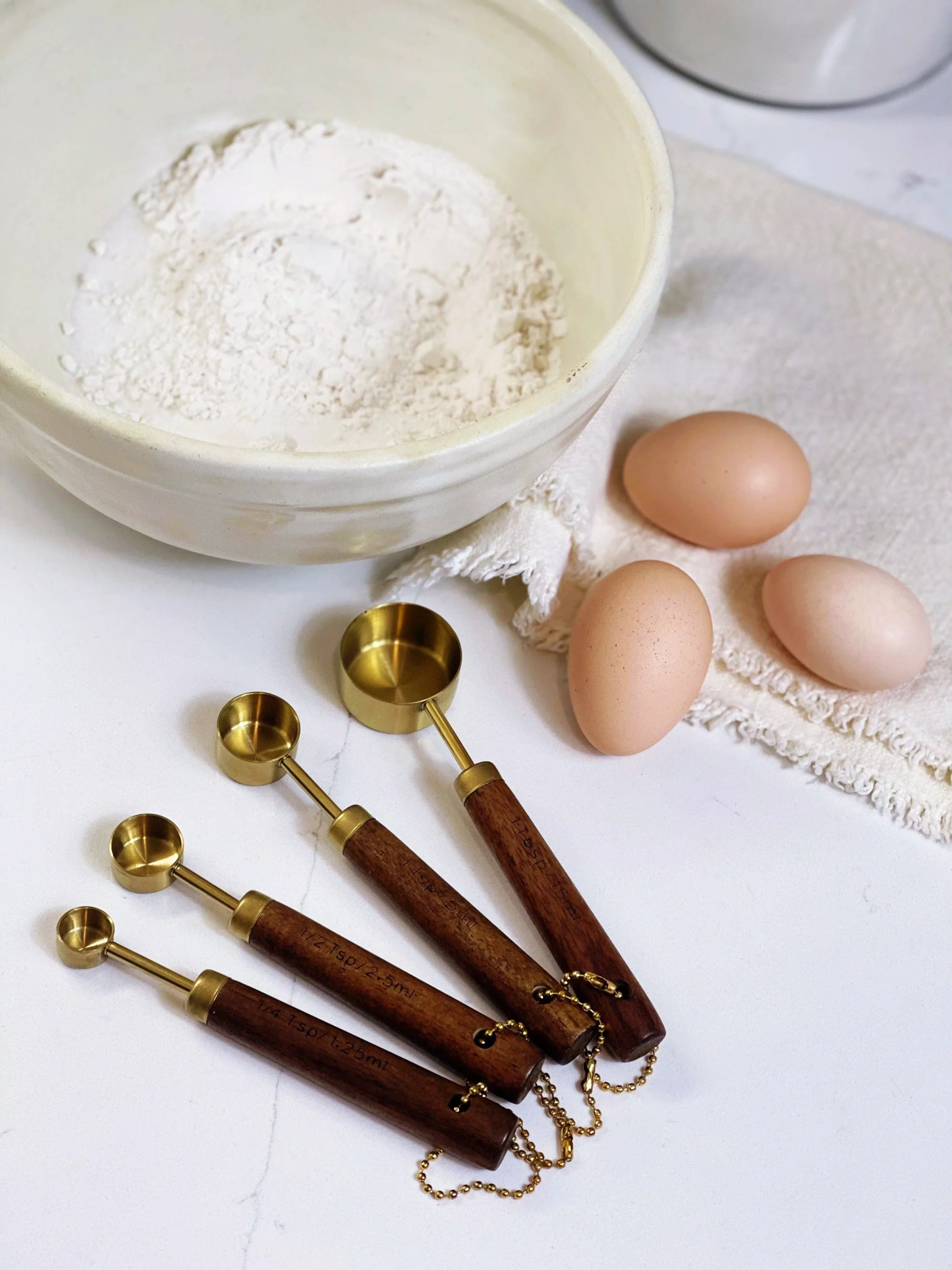 Gold Stainless Measuring Spoon Set