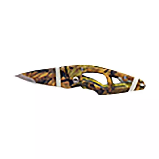 Gray Camo Knife w/ Smooth 6-1/8 in.