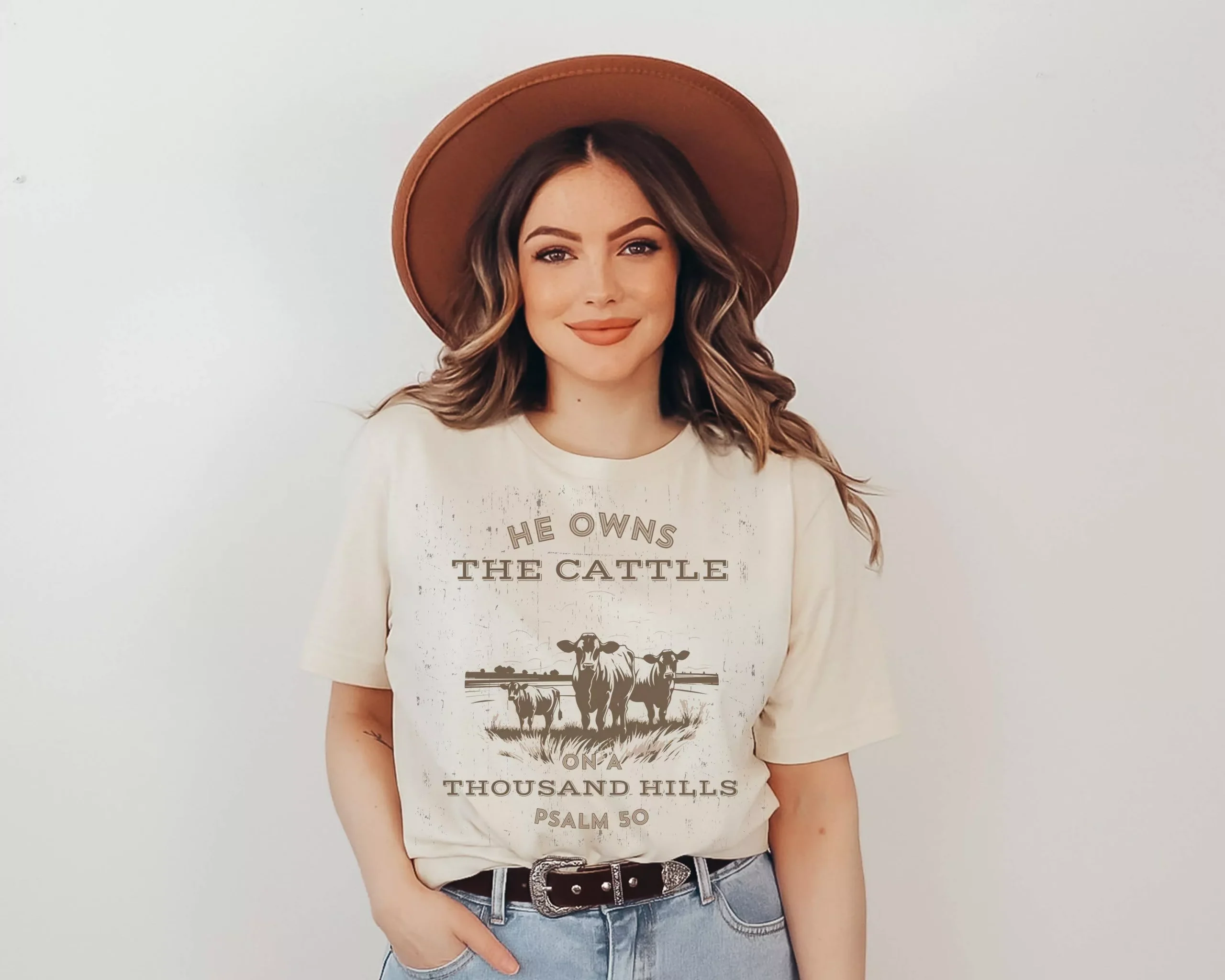 He Owns The Cattle Herd Graphic Tee