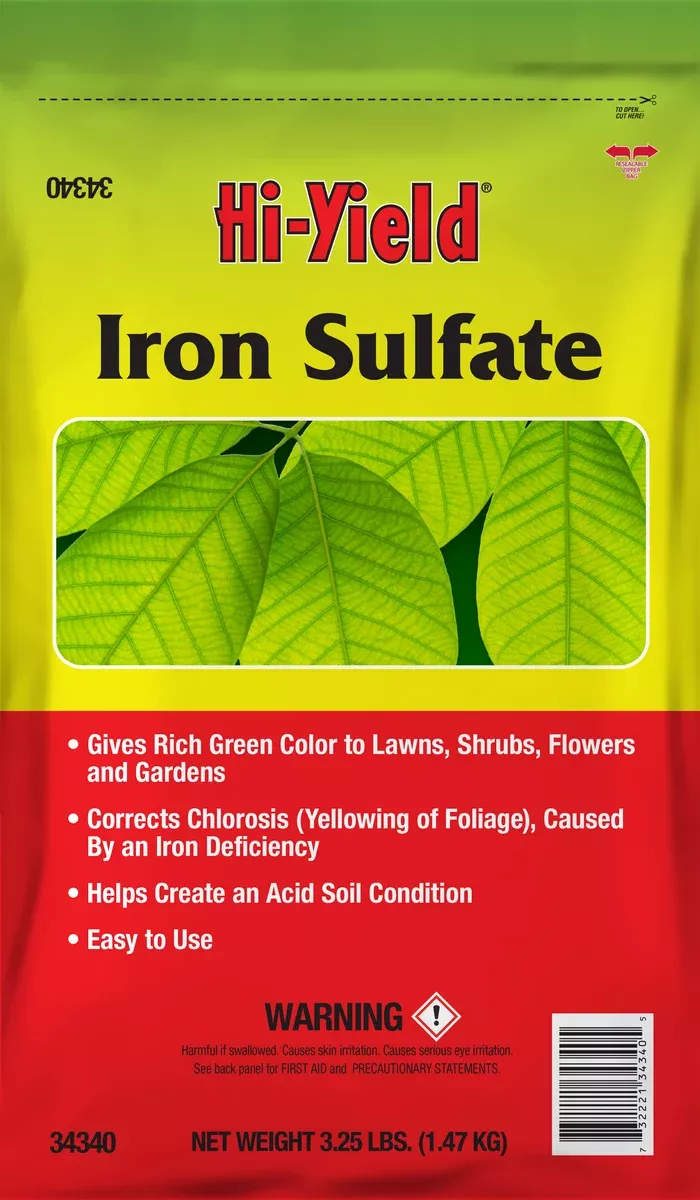 Hi-Yield - Iron Sulfate - (Formerly Copperas) -3.25 lb.