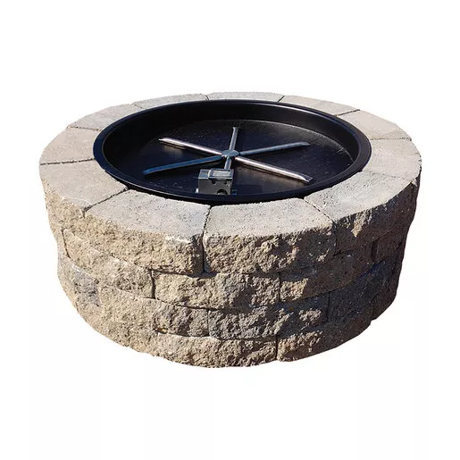 Ideal Paver ScapeStone Fire Pit Block Vineyard Blend