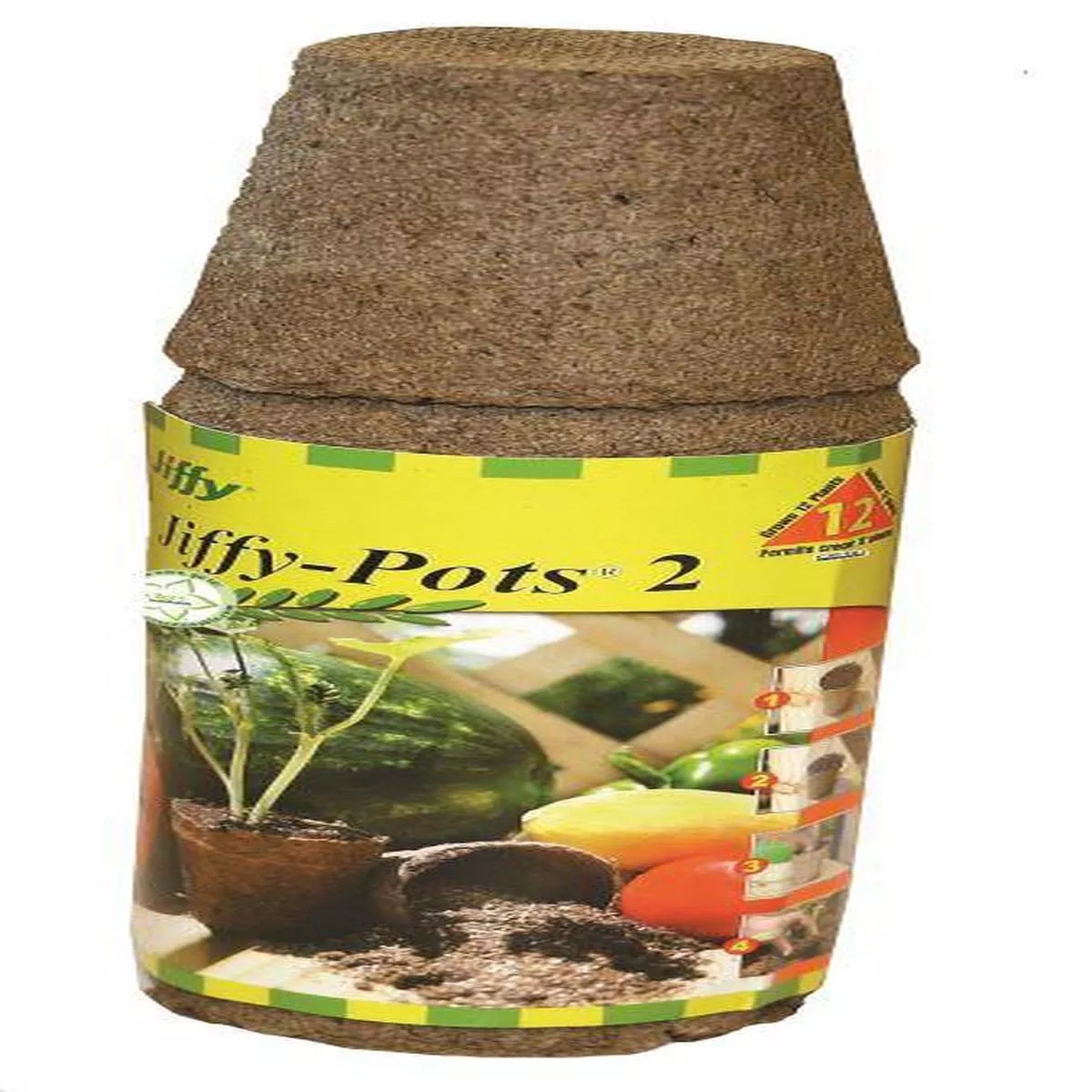 Jiffy Peat Pots 2 ” Round 12 Pack