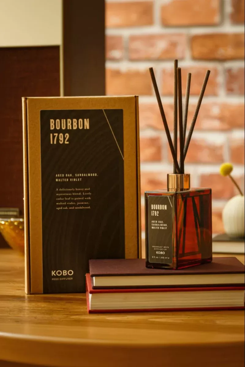 KOBO Bourbon 1792 Woodblock Diffuser 9 oz