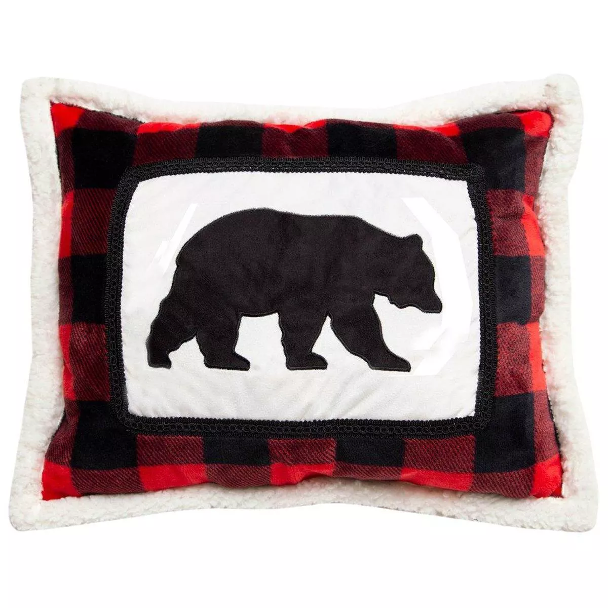 Lumberjack Bear Pillow 16×20 in