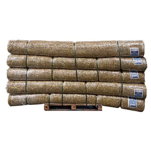 MKB ErosionTech Straw Blanket Single Poly Net 8 ft. x 112.5 ft.