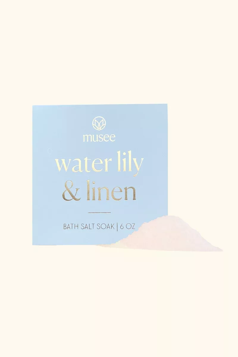 Musee Mini Bath Soak Water Lilly & Linen