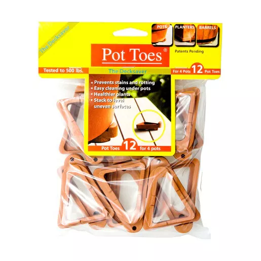 Pot Toes 12 Pack Terra Cotta