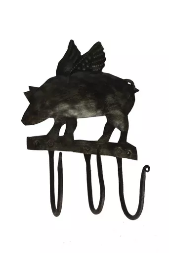 Primitive Metal Flying Pig Hook
