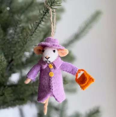Queen Mousiebeth Felt Ornament