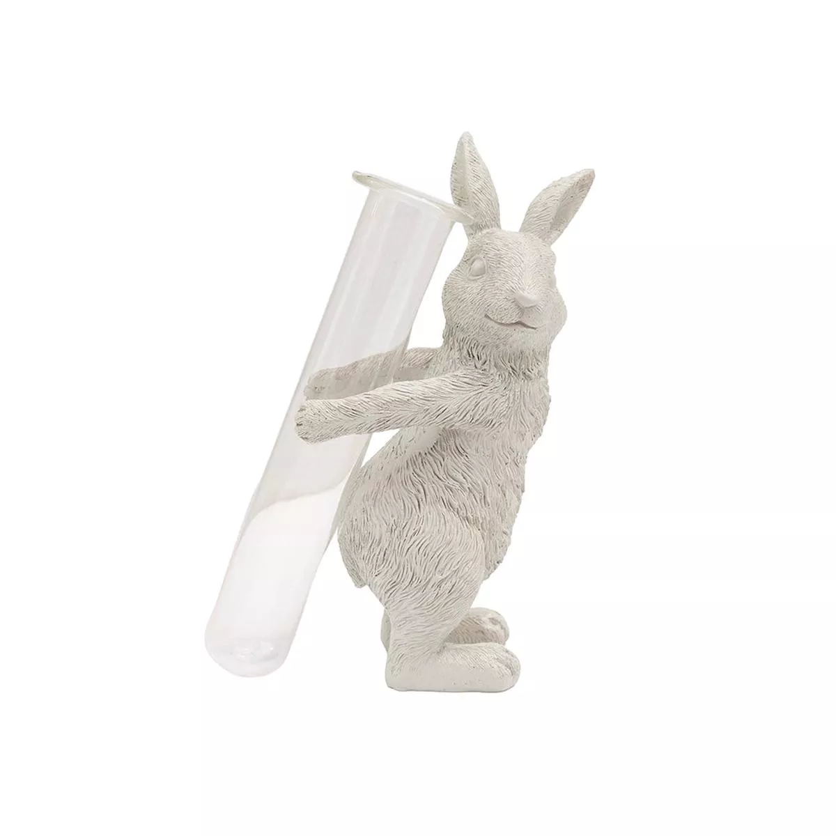 Rabbit with Bud Vase 7 ”