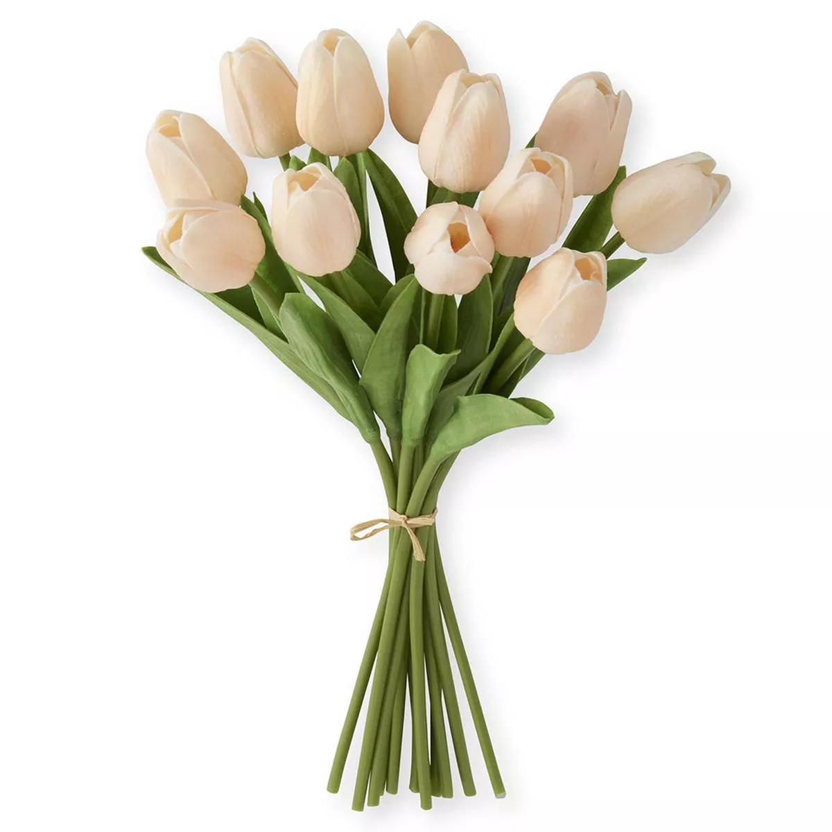 Real Touch Mini Tulip Bundle Peach Everlasting