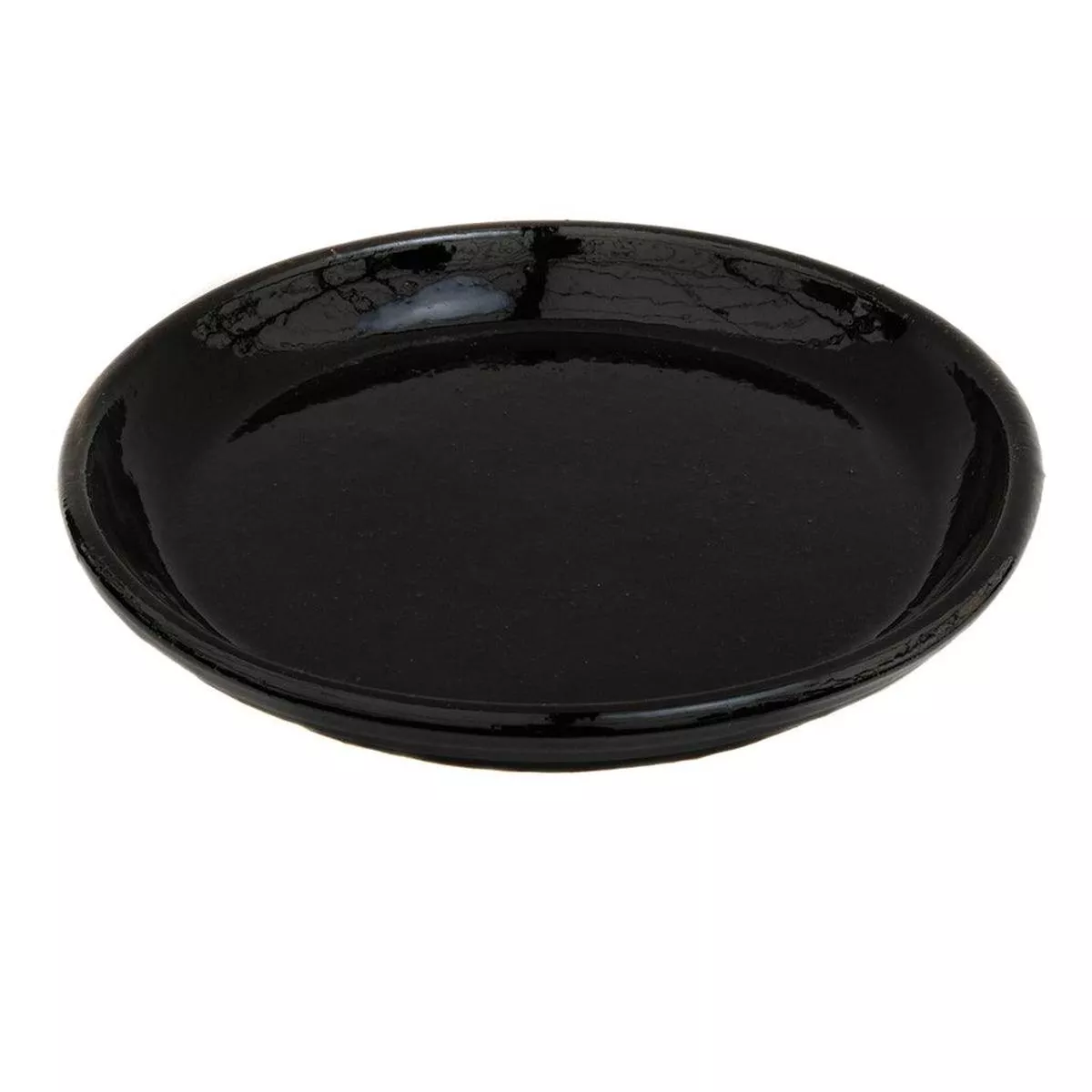Saucer Glossy Black
