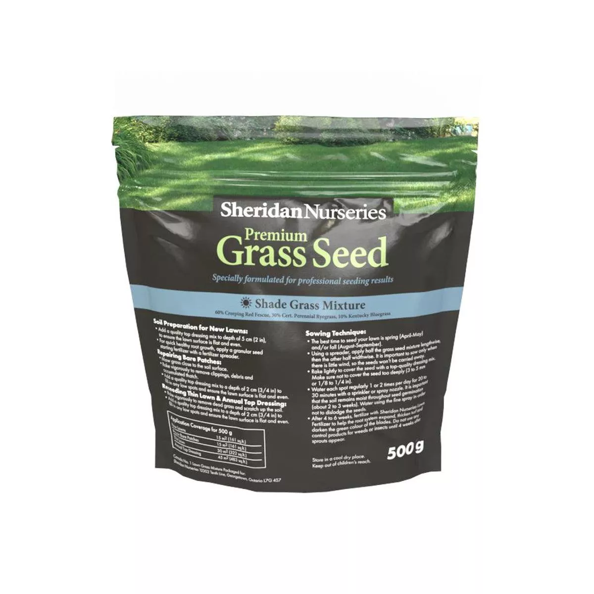 Sheridan Nurseries Premium Grass Seed – Shade