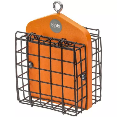 Suet Feeder for Two Cakes - Orange