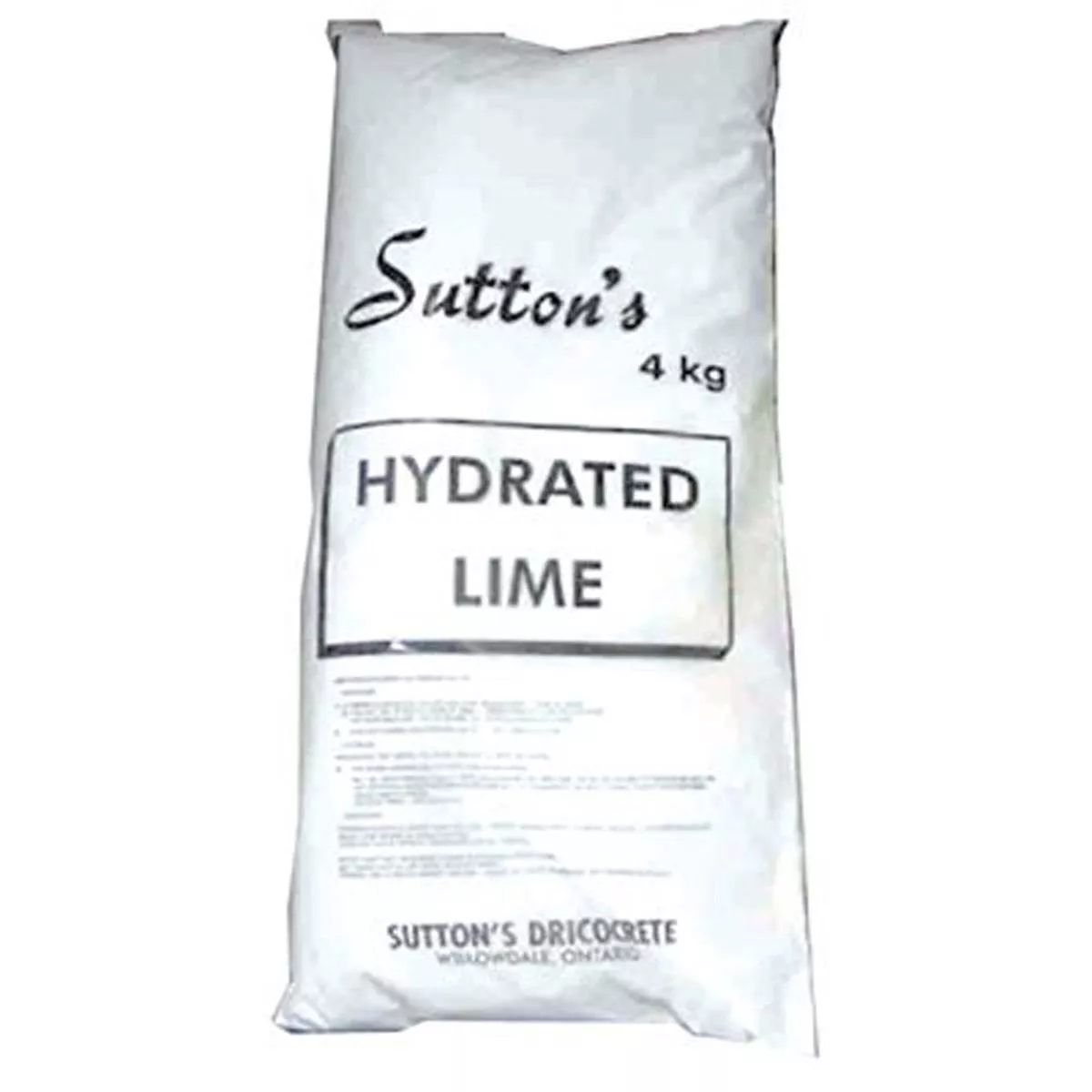 Sutton ’s Hydrated Lime 4Kg