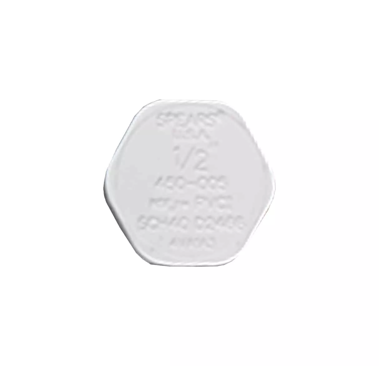 Threaded White Drain Plug