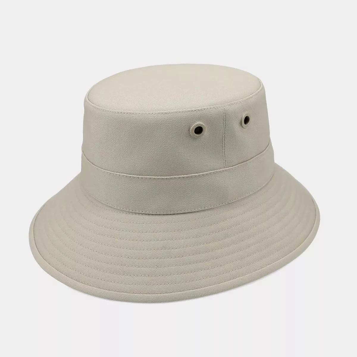 Tilley Wide Brim Canvas Sun Bucket Stone
