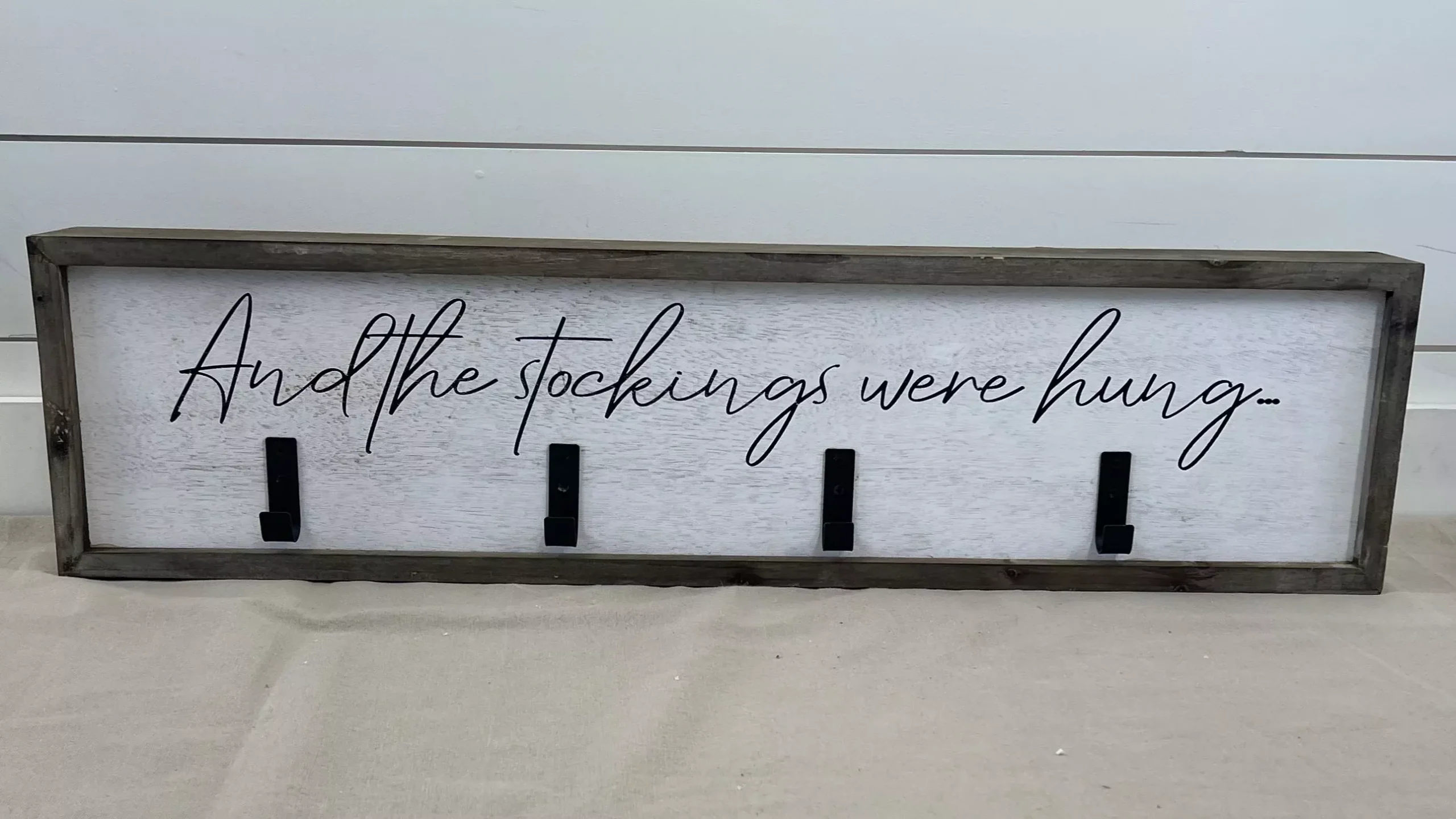 Wall Decor - And the Stocking