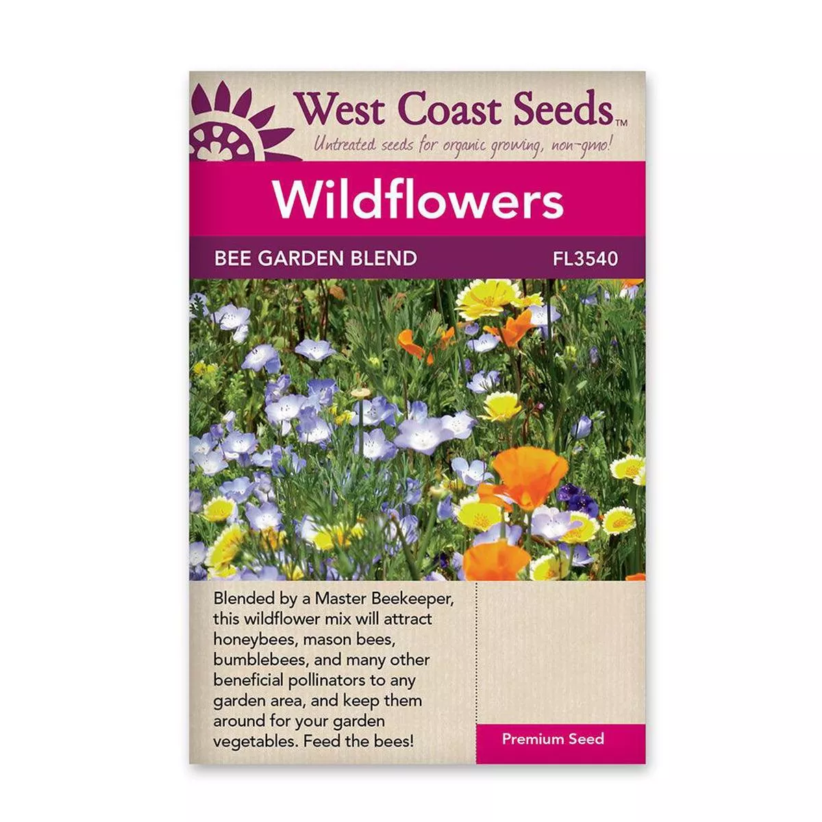 Wildflower Bee Garden Blend Seeds